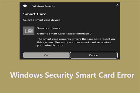 smart card applet blocked|Windows Security Smart Card popup .